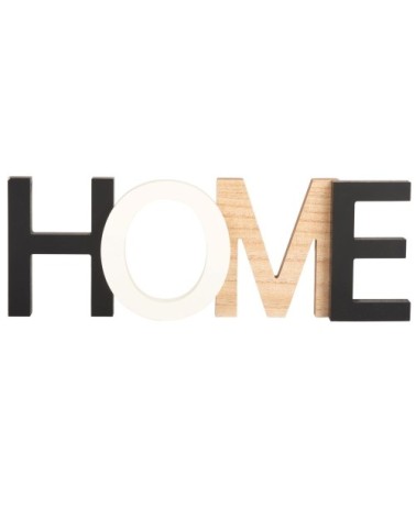 Déco murale en pin et eucalyptus tricolore 38x14