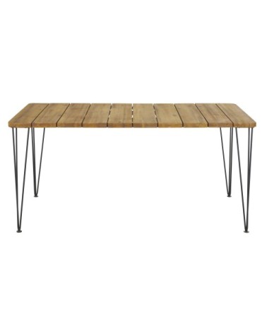 Table de jardin en bois d'acacia massif 6/8 personnes