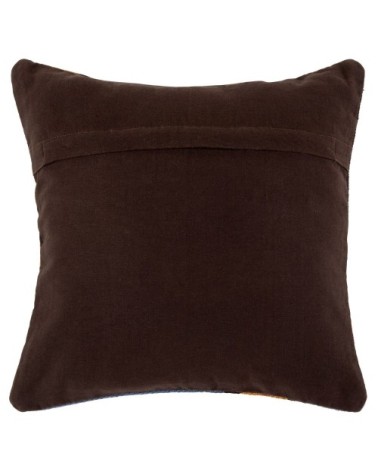 Housse de coussin en coton tissé motifs géométriques 40x40