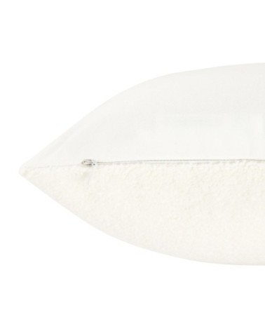 Housse de coussin tuftée écrue et ocre 40x40