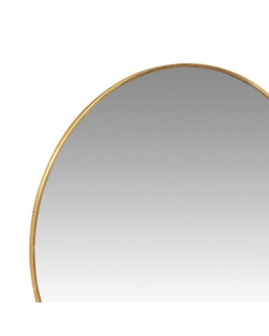Miroirs rond en métal doré (x3) D28