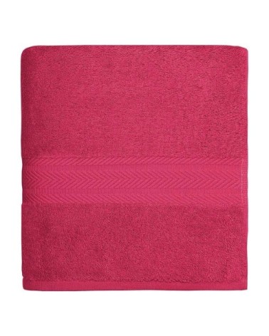 Drap de bain 550gr/m²  rose indien 70x140 cm