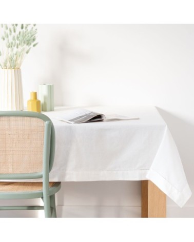 Nappe en coton biologique écrue 150x150
