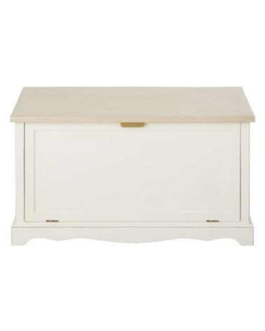 Malle blanche et marron