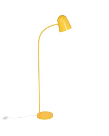 Lampadaire en métal jaune H151