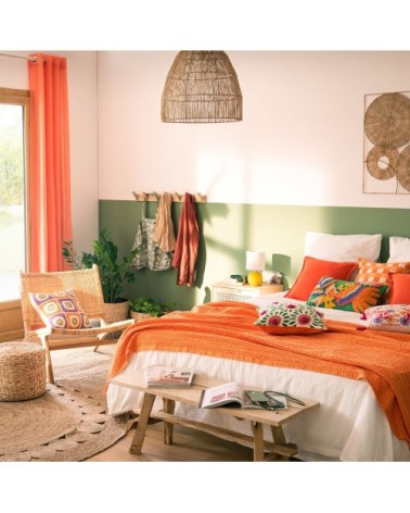 Tapis rond en jute marron D160