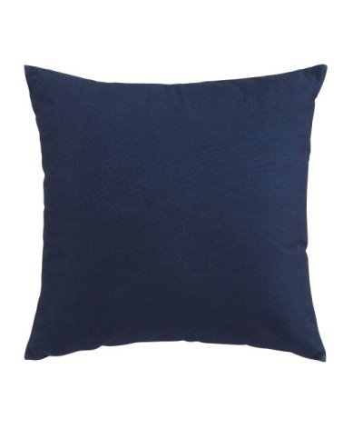 Coussin écru et bleu 45x45