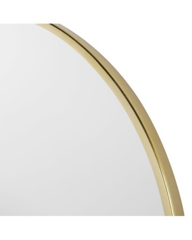 Miroirs organiques en métal doré (x3) 100x97