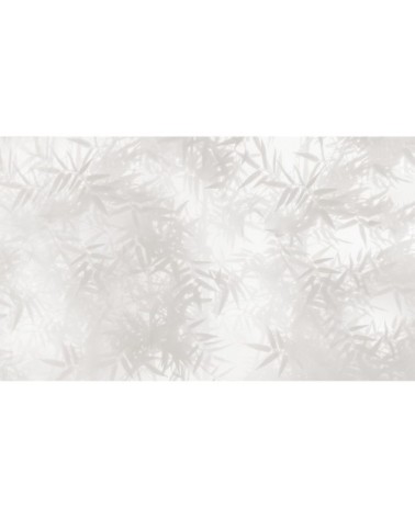 Papier peint panoramique ombres bambous 340 x 250  gris
