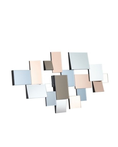 Miroirs en verre fumé et cuivré 140x71