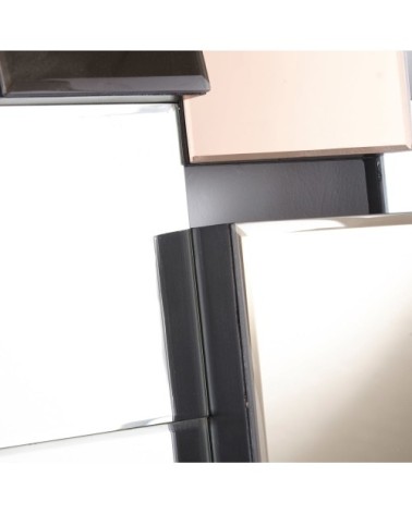 Miroirs en verre fumé et cuivré 140x71