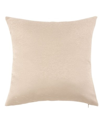 Housse de coussin en polyester recyclé tissé taupe 40x40