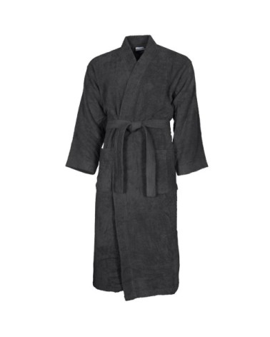 Peignoir col kimono en coton  Anthracite XXL