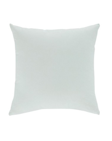 Coussin en coton bleu clair avec broderie 45x45