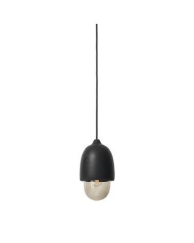 Suspension noire en bois d'aulne S