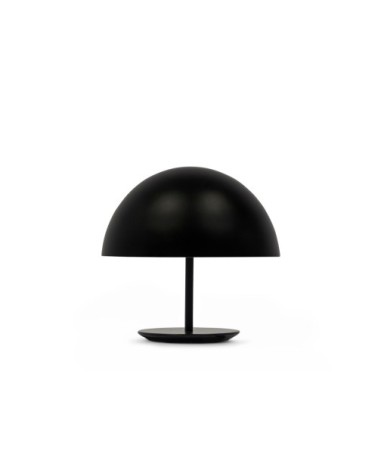 Lampe de table en métal noir