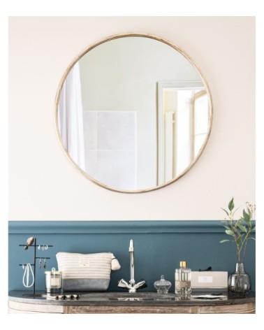 Miroir rond en métal D71