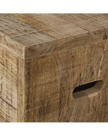 Malle de rangement en manguier