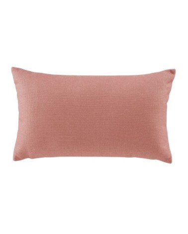 Coussin imprimé terracotta, écru et vert kaki 30x50