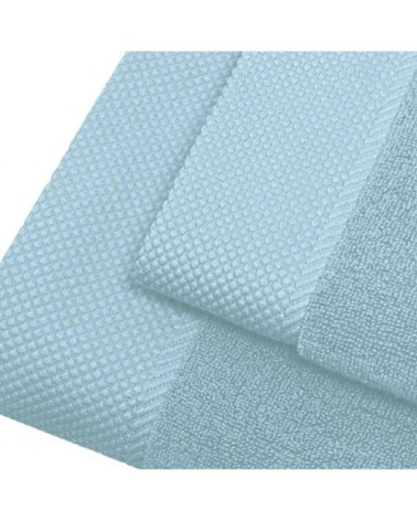 Drap de bain zéro twist 560gr/m²  bleu arctic 70x140 cm