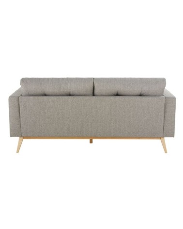 Canapé style scandinave 3 places gris clair