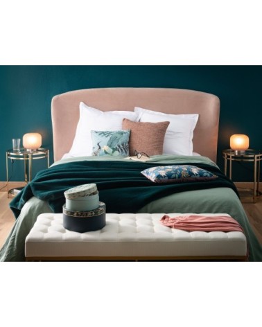 Coussin rose chiné 50x50