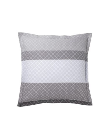 Taie d'oreiller en lyocell gris 63 x 63