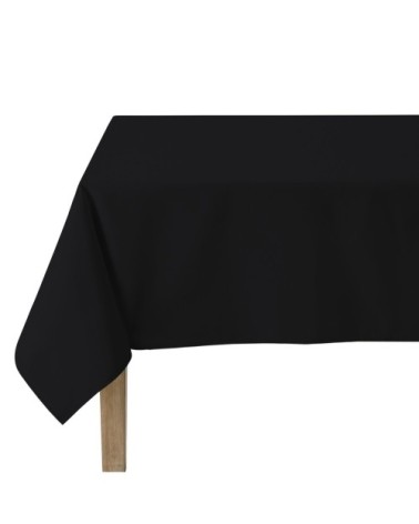 Nappe en coton traitee teflon caviar 150 x 190