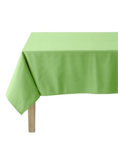 Nappe en coton traitee teflon brocoli 150 x 190