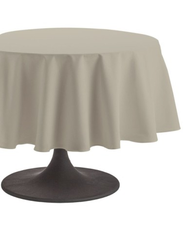 Nappe en coton traitee teflon creme 235x235