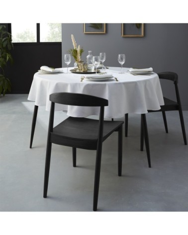 Nappe en coton traitee teflon caviar 235x235