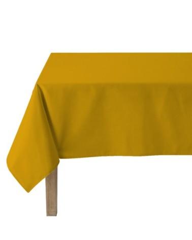Nappe unie en polylin safran 180 x 300