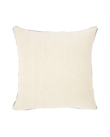 Housse de coussin en lin vapeur 45 x 45 cm