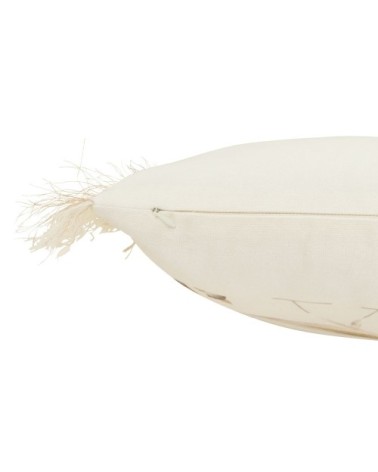 Housse de coussin en coton imprimé tropical 30x50