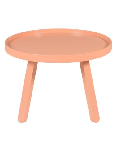 Table basse saumon ronde Ø 58 cm