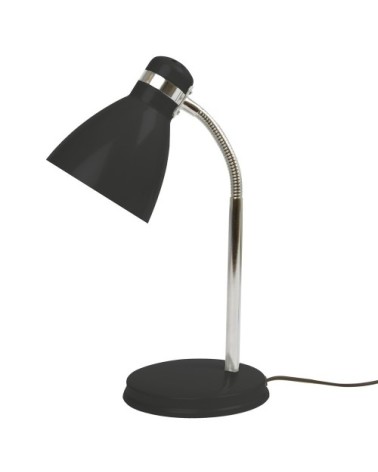 Lampe de bureau en métal noir H34cm