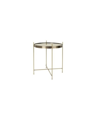 Table basse design ronde Small or