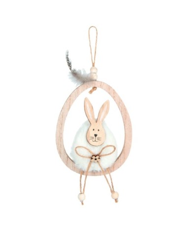 Suspension lapin assis sur uf