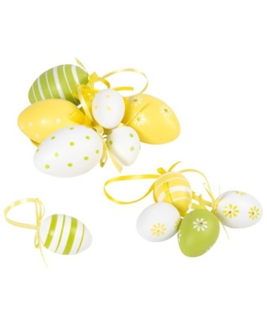 Sachet ufs jaunes, blancs et verts