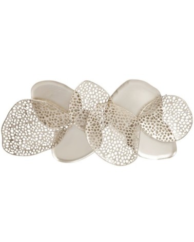 Déco murale en métal doré 69x31