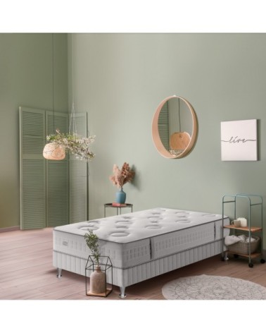 Matelas 90x190, ressort ensachés, mi-ferme, H26
