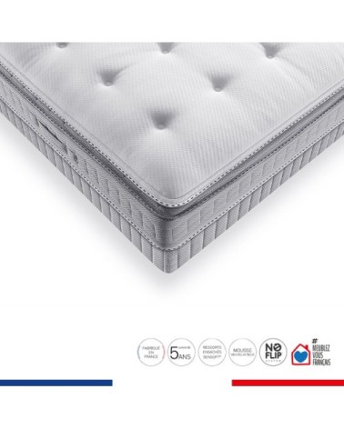 Matelas 180x200, ressort ensachés, ferme, H29