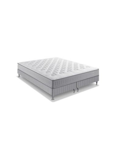 Ensemble 160x200 matelas H23 ressort ensachés, ferme, 2 sommiers