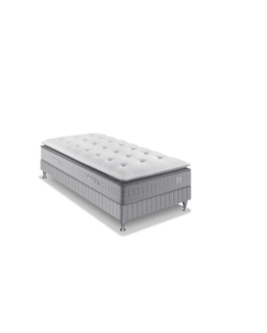 Ensemble 90x190 matelas H29 ressort ensachés, ferme, sommier