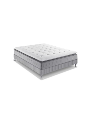 Ensemble 140x200 matelas H29 ressort ensachés, ferme, sommier