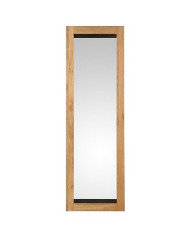 Miroir rectangulaire chêne 190 x 60 cm