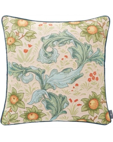 Coussin tapisserie oranger Beige 50 x 50