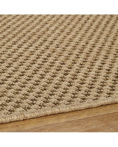 Tapis tissé en polypropylène beige 80x150