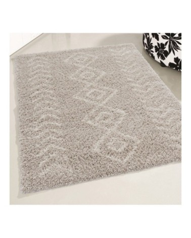 Tapis ethnique berbère en polypropylène beige 120x170