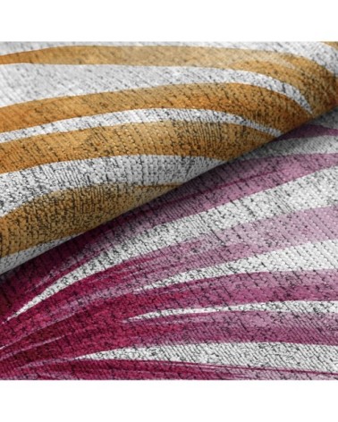 Tapis décoratif en coton en impression digital multicolore 80x150 cm